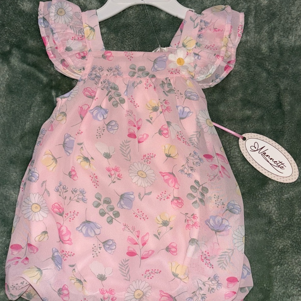 Nanette Baby Pink Floral Dress